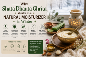Why Shata Dhauta Ghrita Works as a Natural Moisturizer in Winter